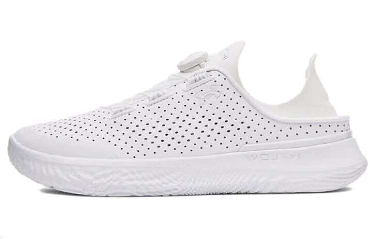 Under Armour SlipSpeed Cushioning, Wear Resistant Low top Casual Shoes Unisex White