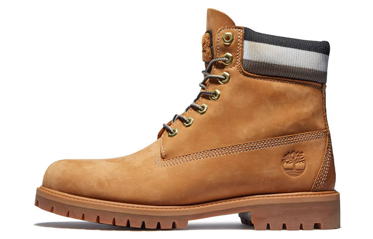 Timberland Heritage 6 Inch Waterproof Boot 'Wheat Nubuck With Black'