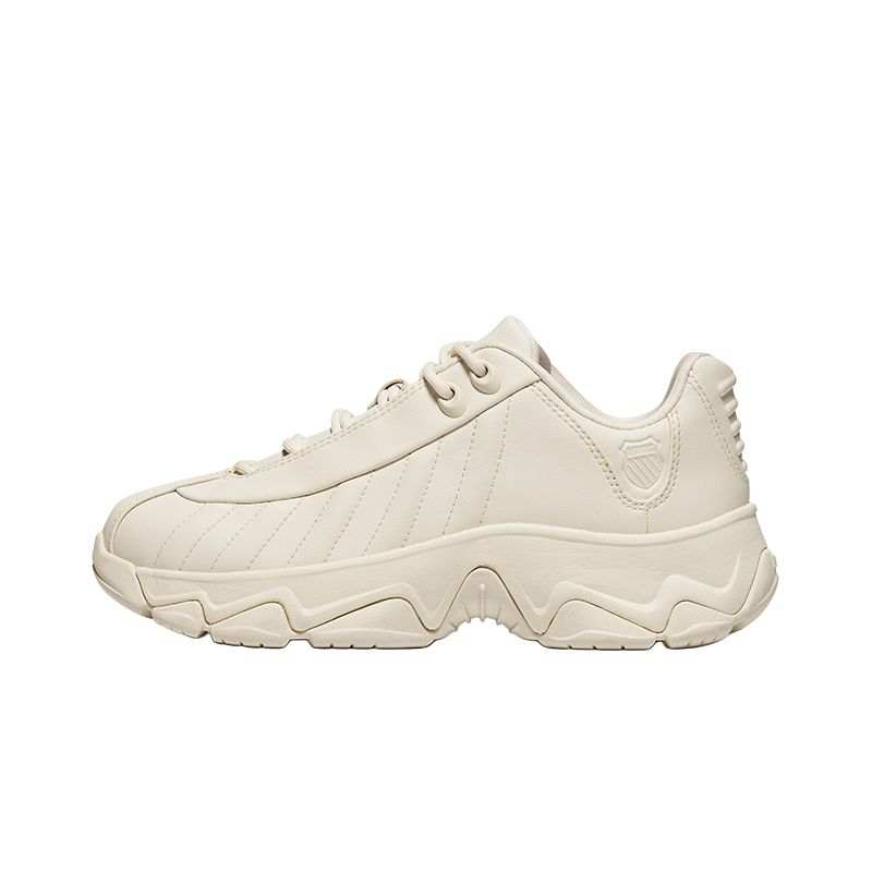 K·SWISS Synthetic Leather Low top Casual Shoes Women's Ecru