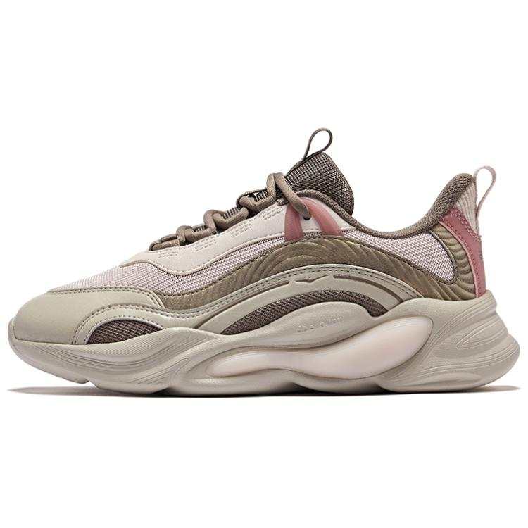 Erke 2.0 Fall Winter Edition Height Increasing Low top Casual Shoes Women's Painted Gray Brownstone