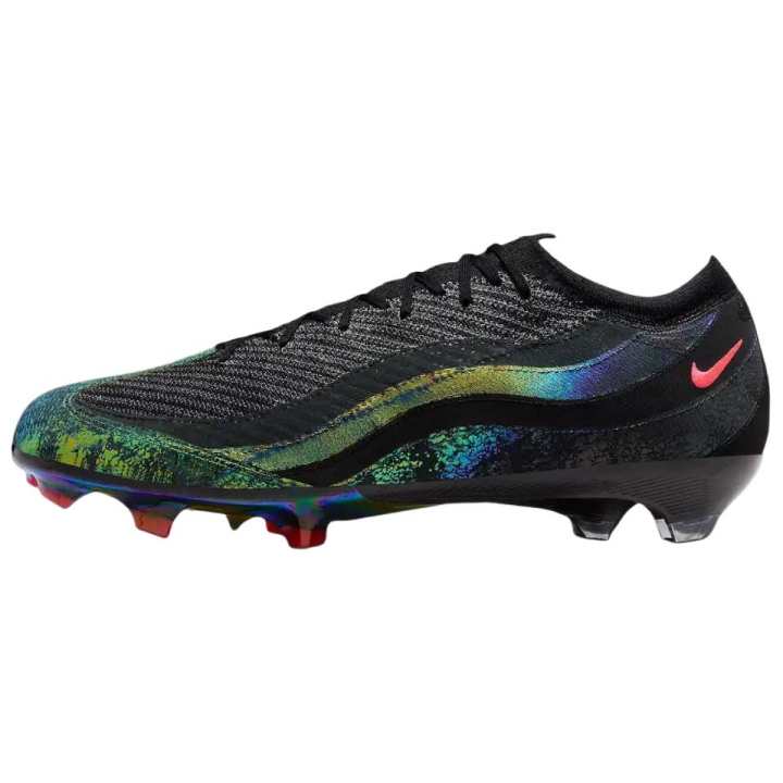 Nike Nike Mercurial Vapor 16 Artificial Turf Slip Resistant Abrasion Resistant Soccer Shoes Unisex Black