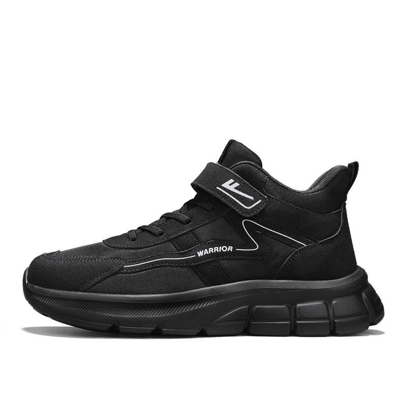 WARRIOR Cushioning Abrasion Resistant Coverage Low top Casual Shoes Men's Black