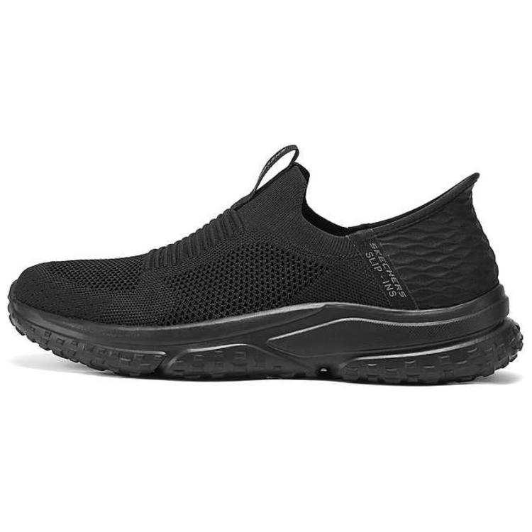 Skechers Solvano Abrasion Resistant Low top Casual Shoes Men's Black