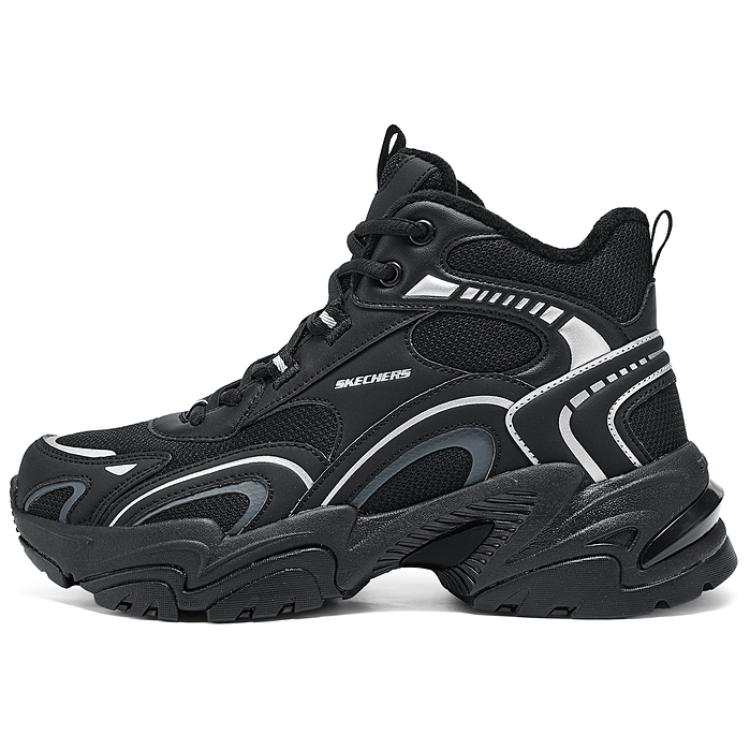 Skechers Sports Life Collection Abrasion Resistant Abrasion Resistant High top Casual Shoes Women's All Black