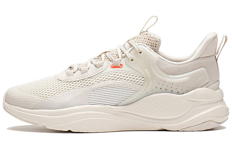 Li-Ning Li Ning Liuyun Textile, Synthetic Leather Cushioning Slip Resistant Abrasion Resistant Low top Casual Shoes Women's