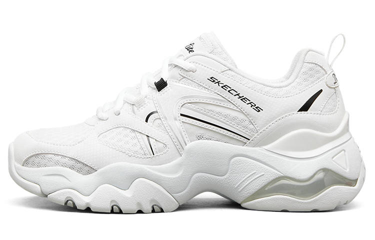 Skechers D'Lites 3.0 Air Low Top Running Shoes White/Black Women's