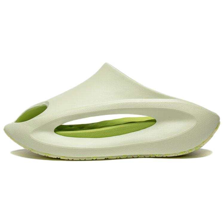 Li-Ning Li Ning Yun You Slay Slip Resistant Abrasion Resistant Slide Slippers Unisex Light Fruit Green