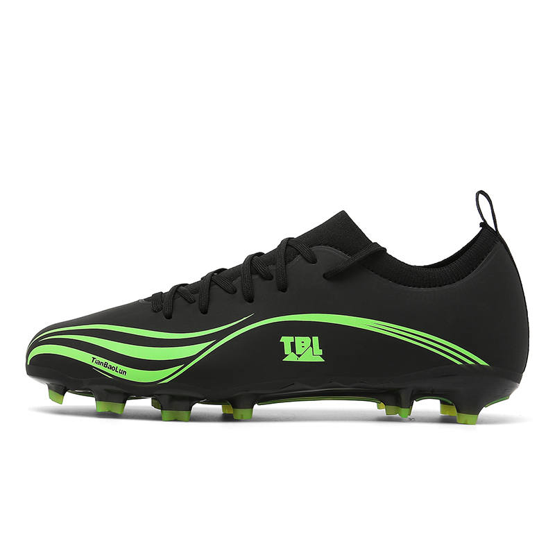 TABOLU Cushioning Slip Resistant Abrasion Resistant Breathable Soccer Shoes Men's