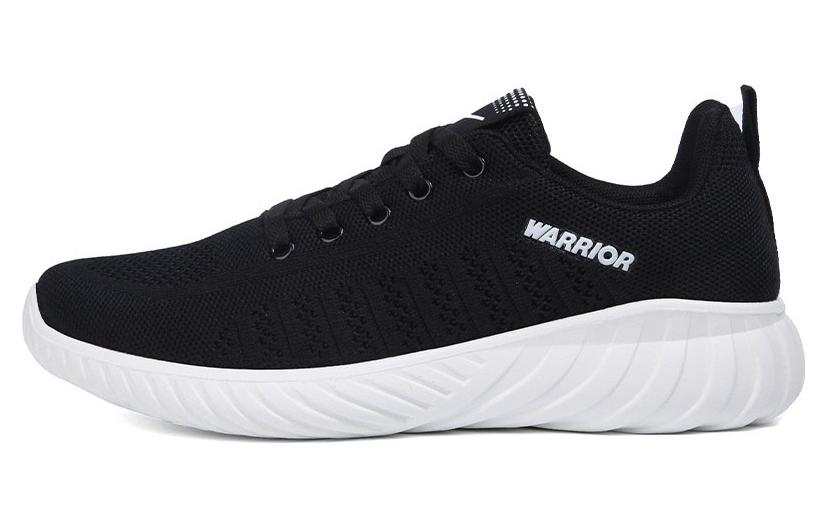 Warrior Comfortable Breathable Low top Sports Casual Shoes Men's Black White
