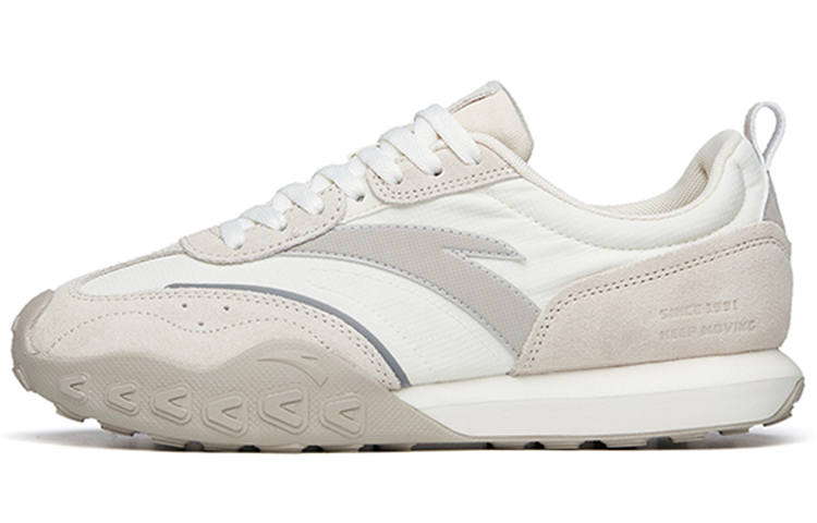 Anta HERITAGE Slip Resistant Abrasion Resistant Low top Sports Casual Shoes Men's White Gray