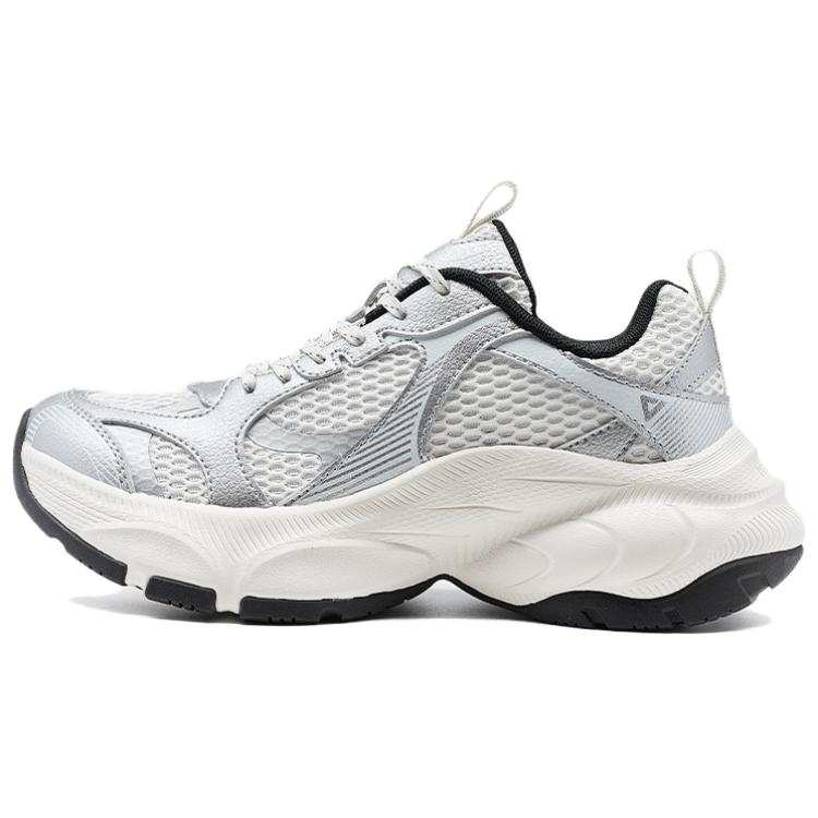 PEAK PEAK Low top Casual Shoes Unisex Silver White