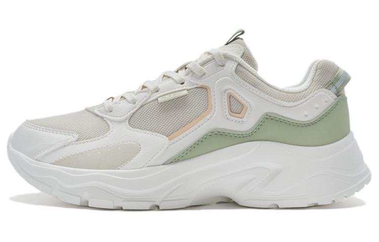 XTEP Cushioning, Wear Resistant Low top Casual Shoes Women's White Green