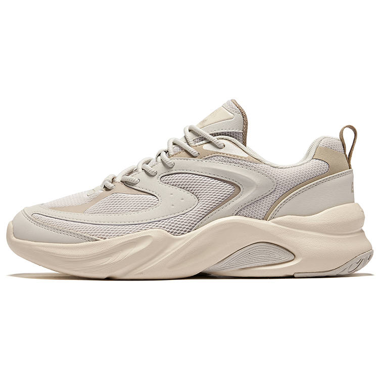 Erke Slip Resistant Abrasion Resistant Low top Casual Shoes Men's Beige