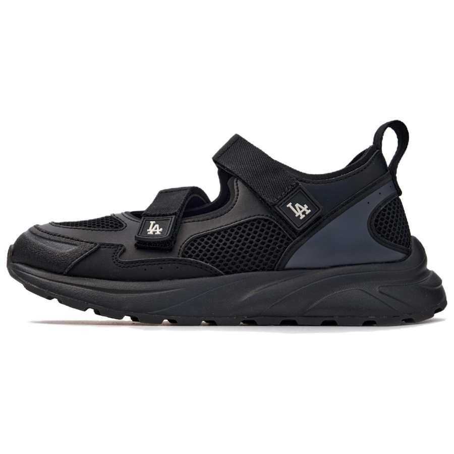 MLB LA DODGERS Slip Resistant Abrasion Resistant Slip Resistant Abrasion Resistant Low top Casual Shoes Women's Black