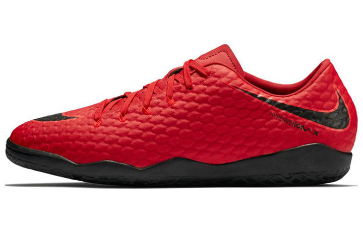 Nike Nike HypervenomX Phantom 3 IC/in Cushioning Slip Resistant Abrasion Resistant Soccer Shoes Men's Red Black