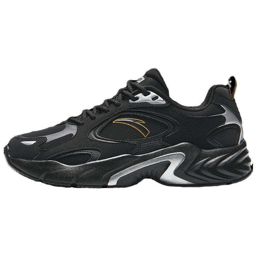 Anta Comfortable And Breathable Cushioning, Wear Resistant Low top Casual Shoes Men's Black