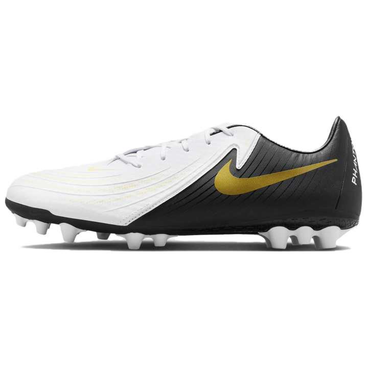 Nike Nike Phantom GX AG Artificial Ground Slip Resistant Abrasion Resistant Soccer Shoes Unisex White Black