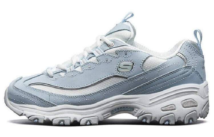 Skechers D Lites Low Running Shoes Gs BlueWhite 'Blue White' Women's