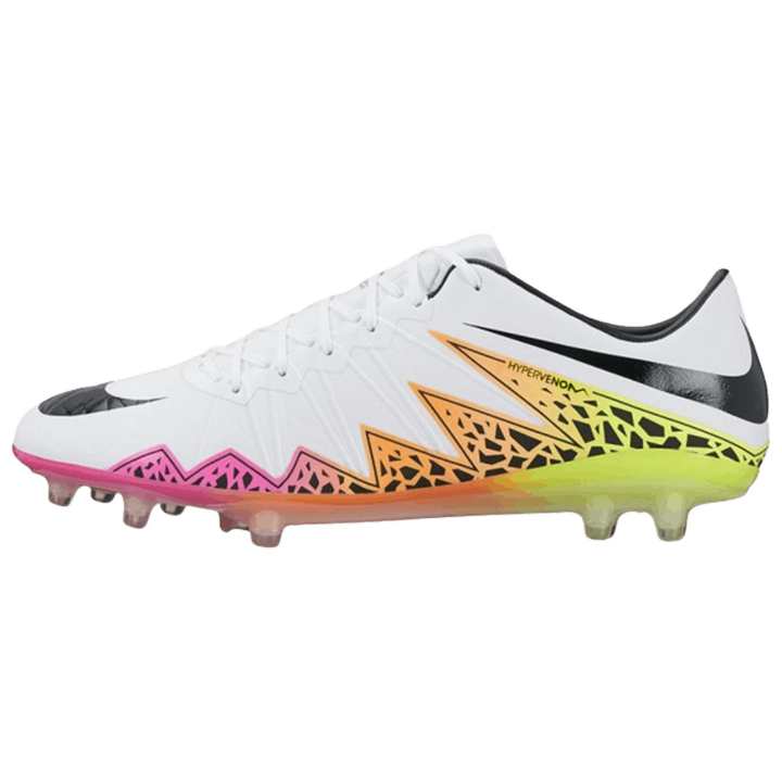 Nike Nike Hypervenom Phinish Abrasion Resistant Soccer Shoes Men's White Orange