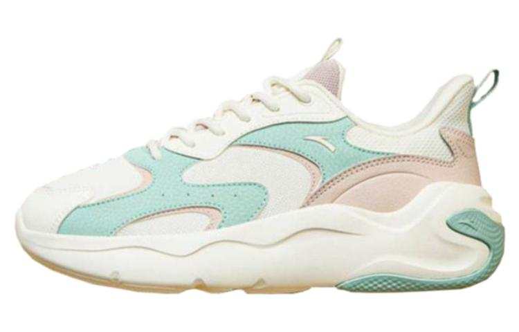Anta Cushioning, Wear Resistant Low top Casual Shoes Women's White Green