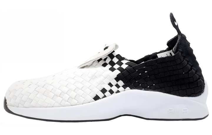 Nike Nike Air Woven Premium Cushioning Breathable Lightweight Low top Casual Shoes Unisex Black White