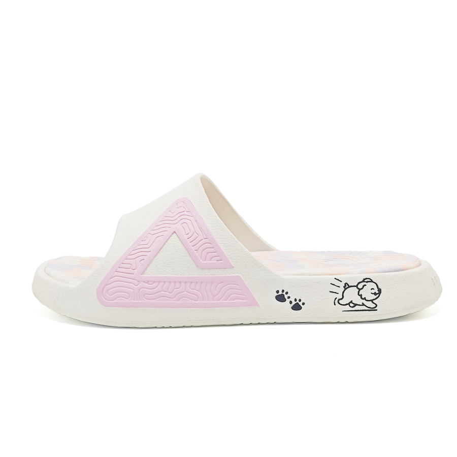 PEAK State Pole Rubber Totem Slip Resistant Odor Resistant Cushioning Slide Slippers Unisex Pink