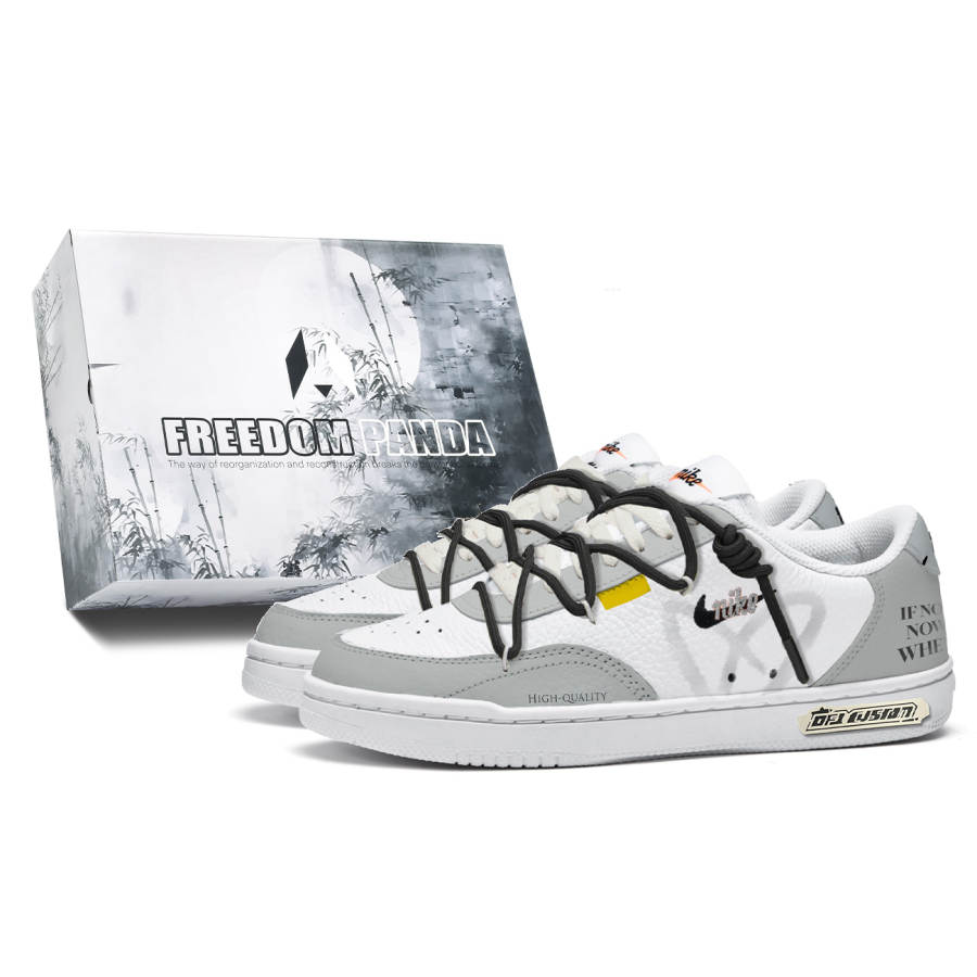 Nike Nike Court Vintage Freedom Panda, Box, Rain Love Slip Resistant Abrasion Resistant Slip Resistant Abrasion Resistant