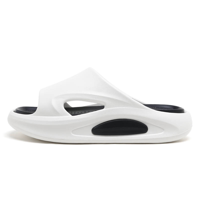 Jeep Outdoor Sports EVA Abrasion Resistant Slide Slippers Men's White Black