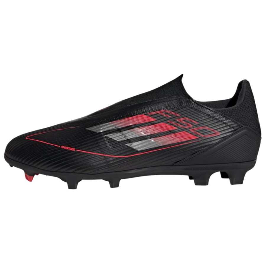 Adidas Adidas F50 League MG Multi Ground FG Firm Ground Slip Resistant Abrasion Resistant Soccer Shoes Unisex Black Red