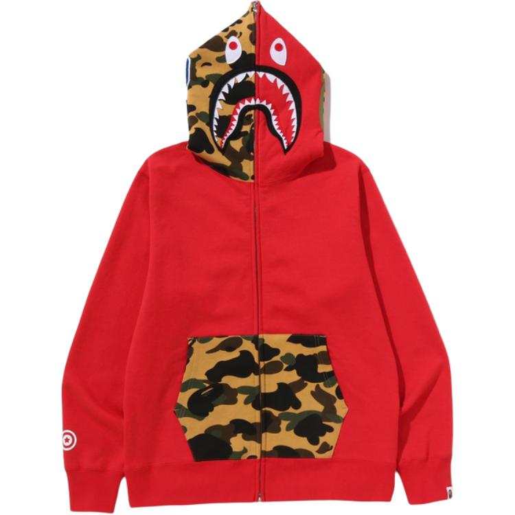 A BATHING APE A Bathing Ape shark full-zip hoodie