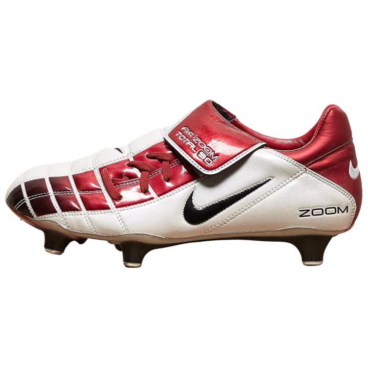 Nike Nike Total 90 II Slip Resistant Abrasion Resistant Soccer Shoes Unisex Red White