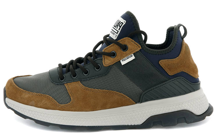 Palladium Ax_eon Casual Shoes Men's Mid Top Gray/Brown
