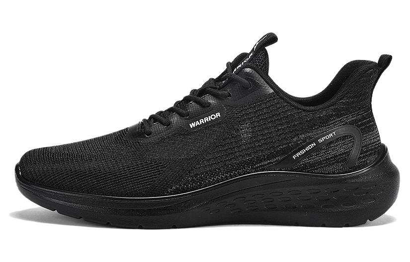 Warrior Comfortable Slip Resistant Abrasion Resistant Low top Casual Shoes Men's Black