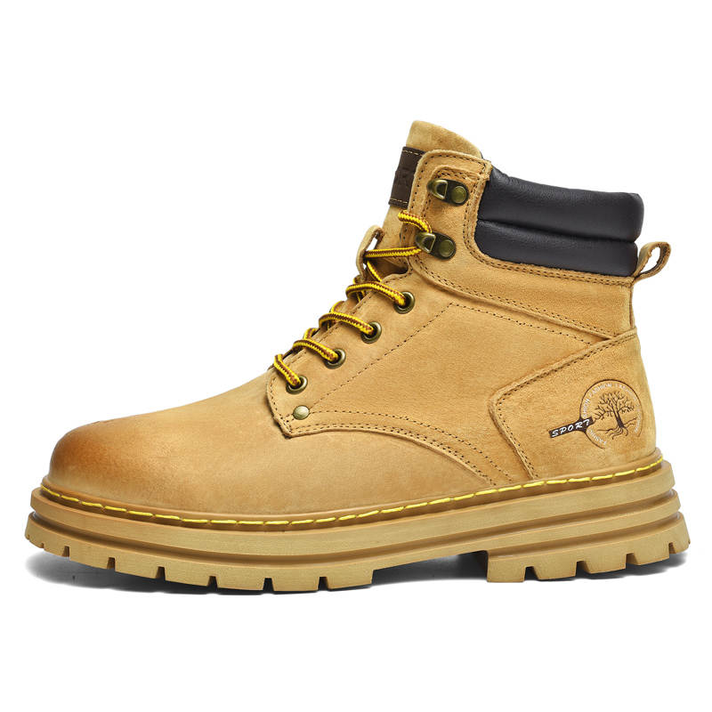 Swinsger Swinsger Short Combat Boots Unisex Yellow