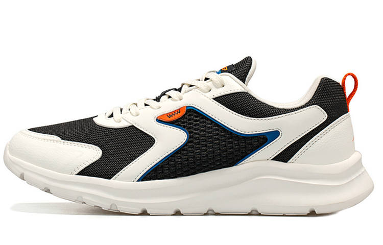 XTEP Mesh, Textile, Synthetic Leather Cushioning Slip Resistant Breathable Lightweight Low top Casual Shoes Men's