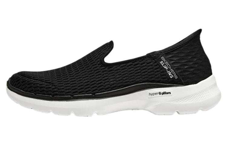 Skechers Go Walk 6 Shoes 'Black White' Women's