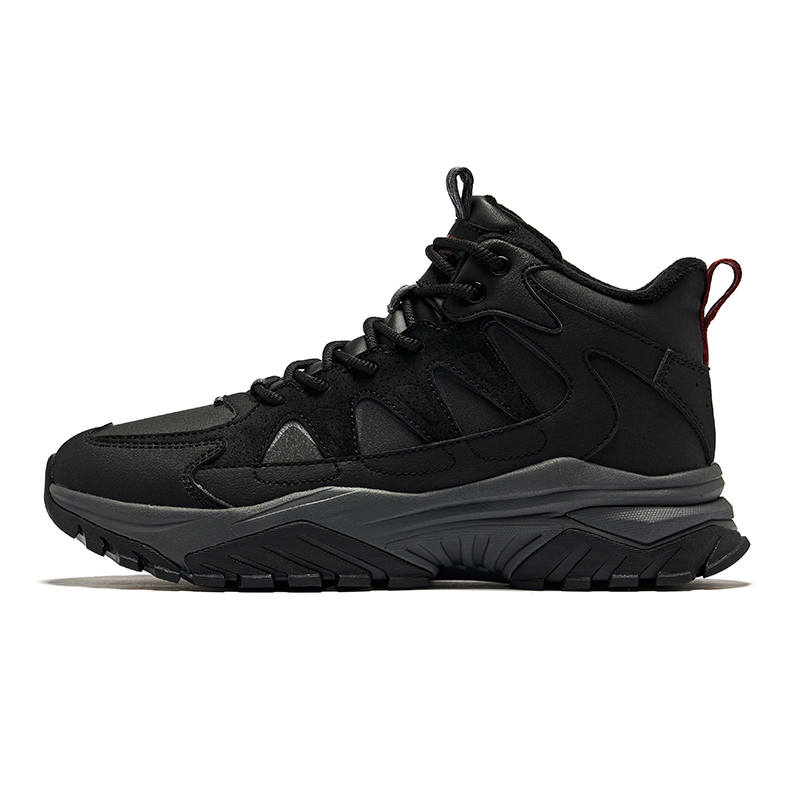 Erke Fiery Wild 2 Slip Resistant Waterproof Thermal High top Casual Shoes Women's Jet Black