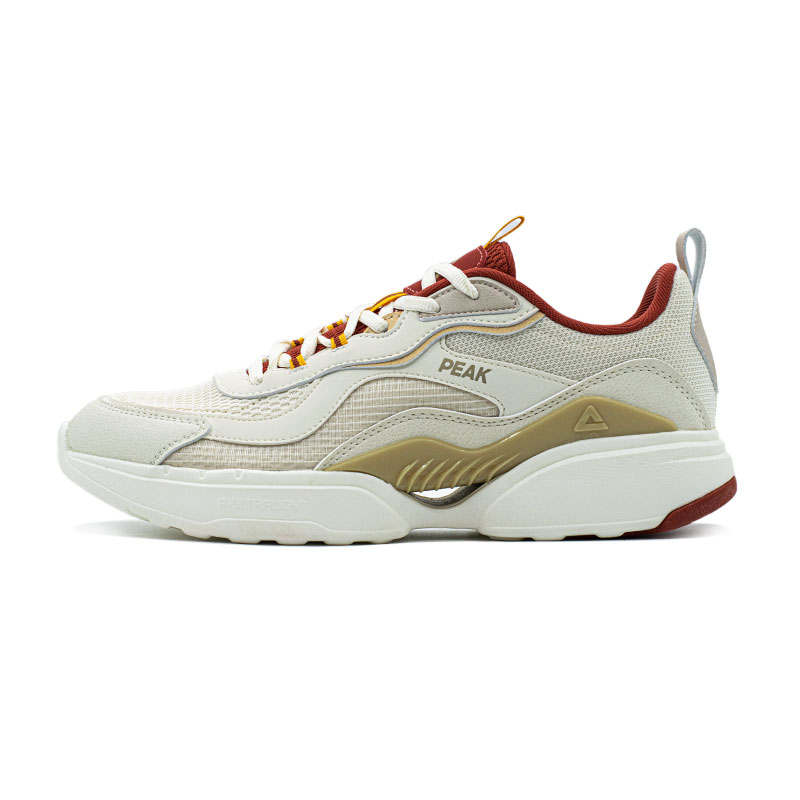 PEAK Slip Resistant Abrasion Resistant Slip Resistant Abrasion Resistant Low top Casual Shoes Men's Canvas White