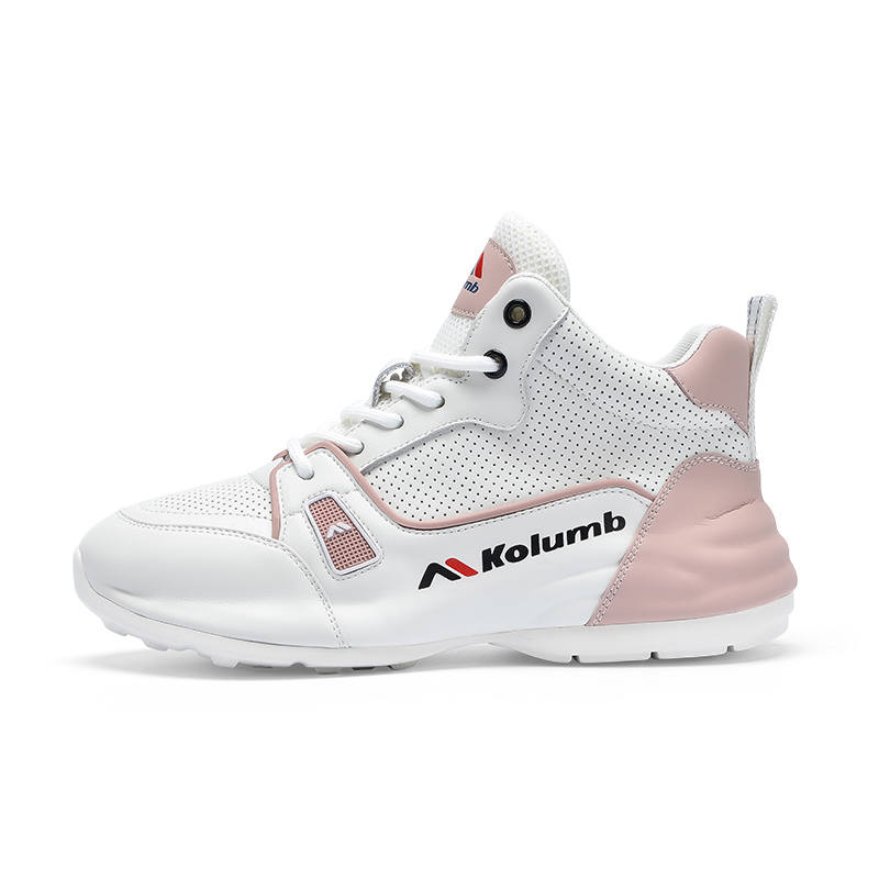 KOLUMB Top Grain Cow Leather Slip Resistant, Abrasion Resistant, Waterproof Low top Casual Shoes Women's