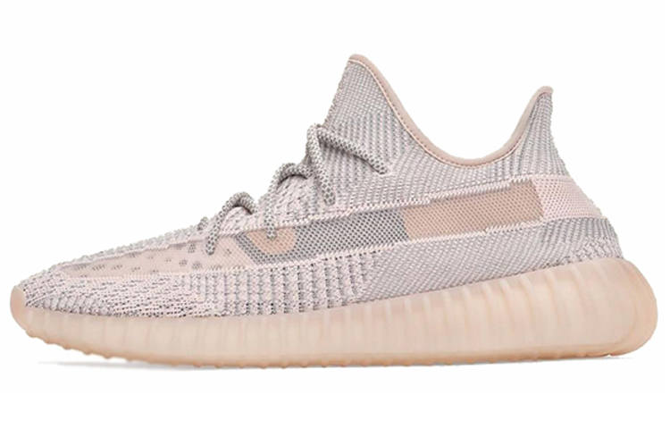 Adidas Originals Yeezy Boost 350 V2 Pink Angel 'Synth' Low top Casual Shoes Unisex Light Pink
