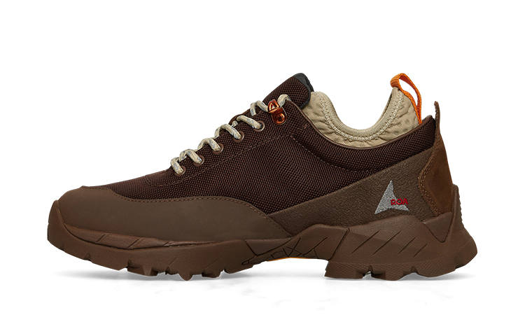 ROA Vibram x ROA Nylon Slip Resistant Abrasion Resistant Low top Casual Shoes Men's Brown