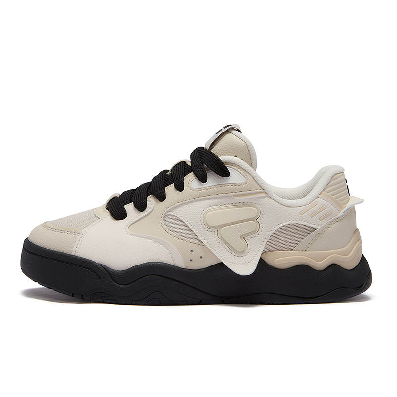 FILA FUSION KICK II Low top Casual Shoes Women's Birch Brown Sea Salt Pink