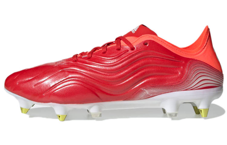 Adidas Adidas Copa Sense.1 Comfortable Microfiber Slip Resistant Soccer Shoes Men's Red Orange