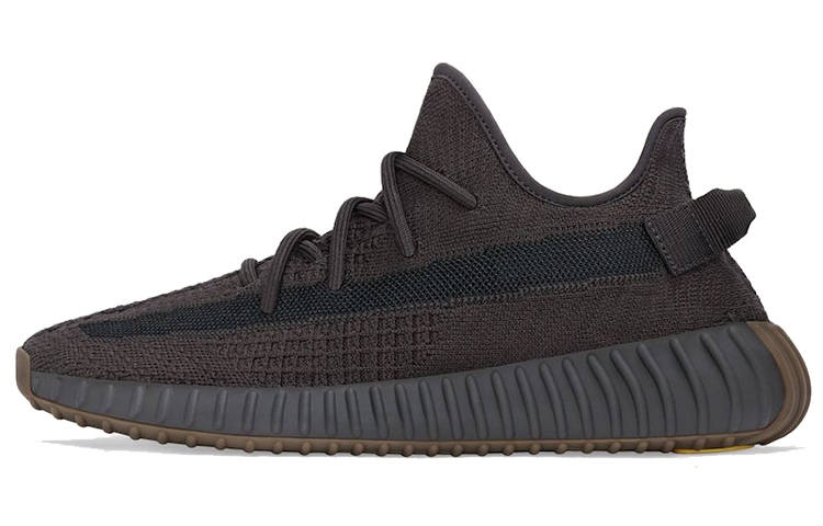 Adidas Originals Yeezy Boost 350 V2 Black Natural Rubber 'Cinder' Low top Casual Shoes Unisex Brown Black
