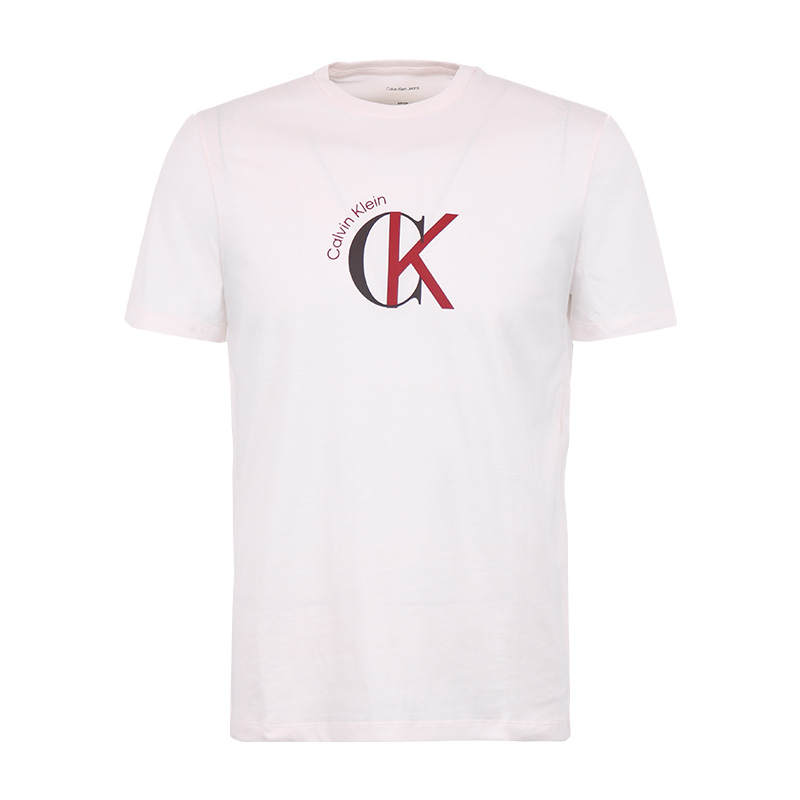 CALVIN KLEIN Crew Neck Short Sleeved T Shirts Men's