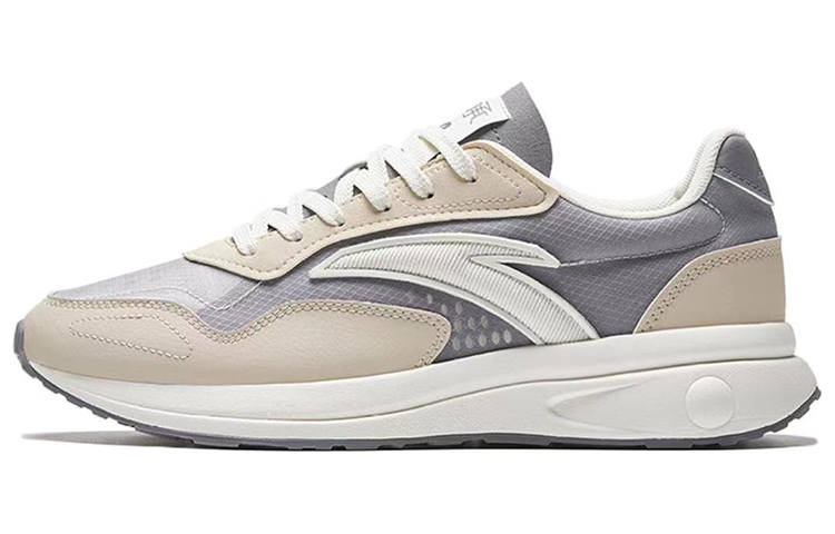 ANTA Smileyworld x Anta HERITAGE 80 Lightweight And Breathable Low top Casual Shoes Men's Gray White