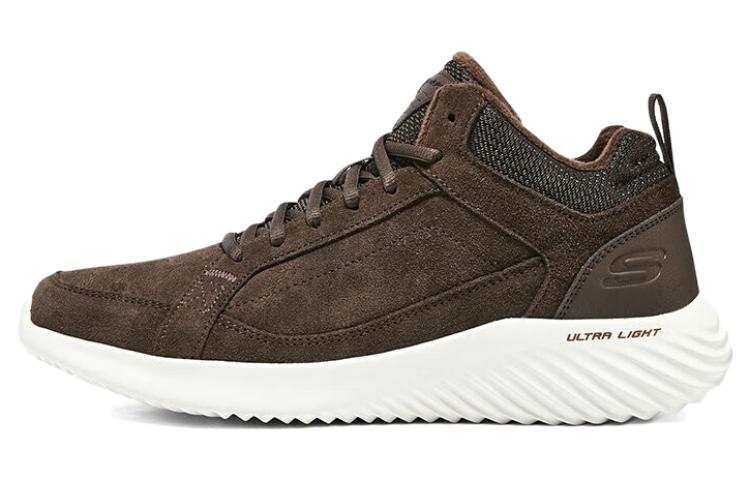Skechers Bounder Comfortable Abrasion Resistant Abrasion Resistant Low top Casual Shoes Men's Brown