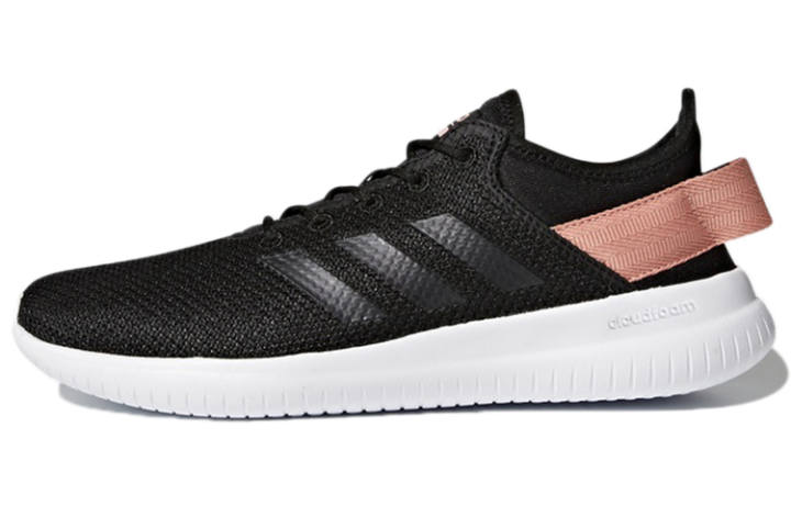 Adidas Adidas Cloudfoam Qt Flex 'Charcoal Black Pink' Women's