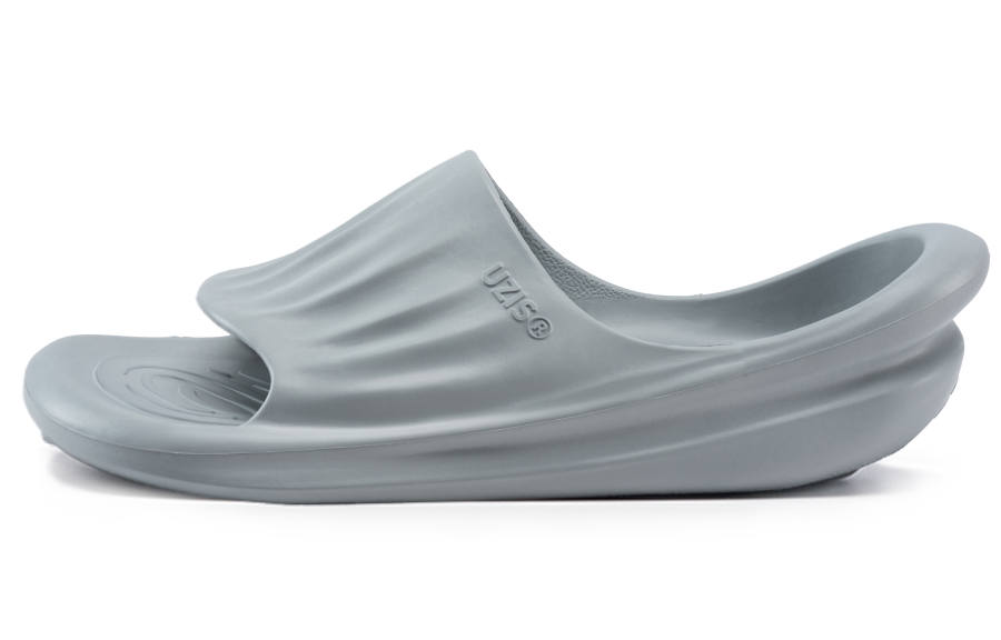 UZIS THE STEP Quiet Abrasion Resistant Slide Slippers Unisex Ember Ash