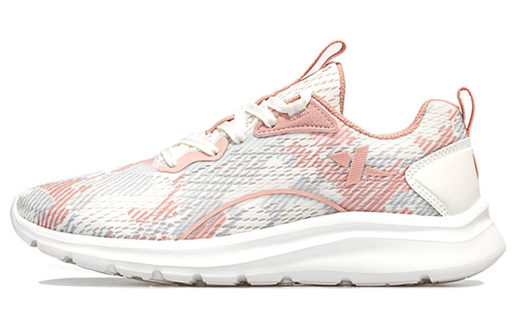 XTEP Casual Shoes Women's Low Top Beige/Pink